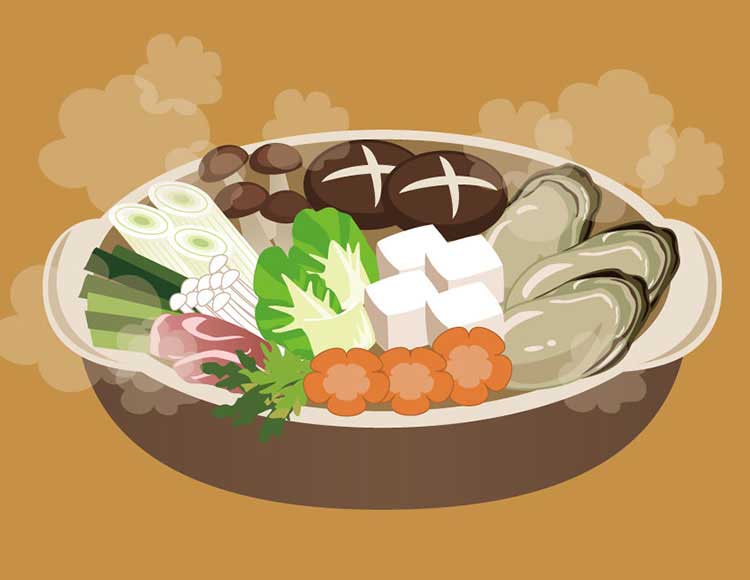 【郷土料理】「牡蠣の土手鍋」～広島県～（1人分）【食育レシピ】