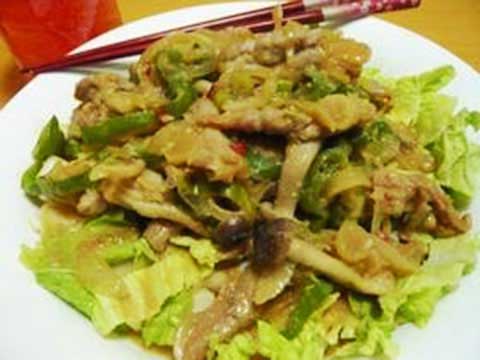 せせり肉とたっぷり野菜の味噌炒め（2人分）【食育レシピ】