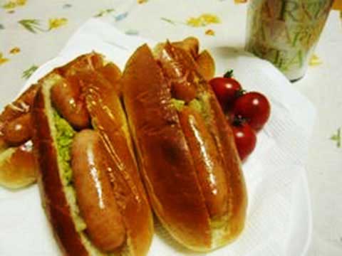 大阪風!?カレー味ホットドック(2人分)【食育レシピ】