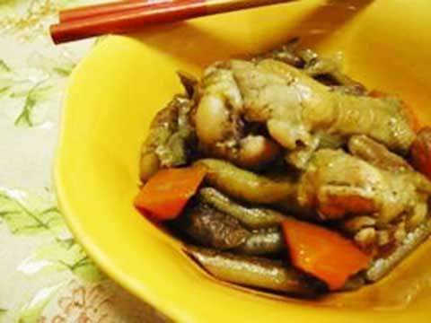 手羽もとと根菜の照り煮(2人分)【食育レシピ】