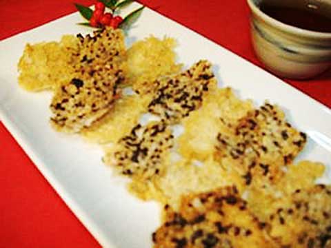 てづくりせんべい(2人分)【食育レシピ】
