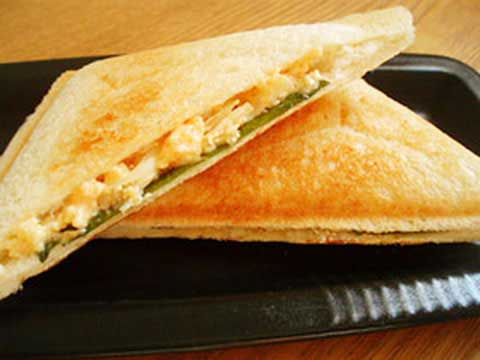 明太子のホットサンド(2人分)【食育レシピ】