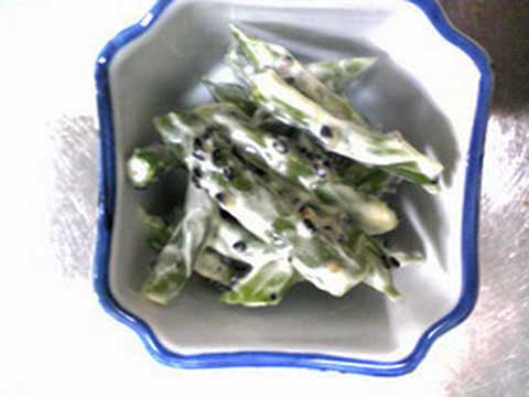 いんげんのマヨネーズ和え (2人分)【食育レシピ】