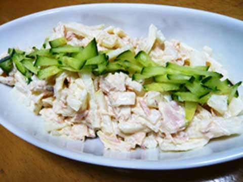 大根とツナのサラダ（2人分）【食育レシピ】