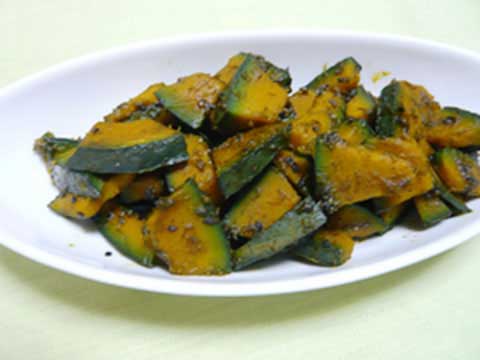 カボチャの早わざ煮物!(2人分)【食育レシピ】