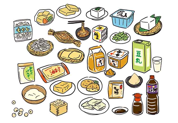 大豆とさつま芋の甘煮【食育レシピ】（給食だより 2021年9月号）